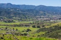 View towards Almaden Valley from Santa Teresa Park, San Jose, Santa Clara county, California