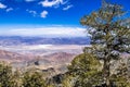 View towards Badwater Basin from the trail to Telescope Peak, Death Valley National Park, California Royalty Free Stock Photo