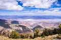 View towards Badwater Basin from the trail to Telescope Peak, Death Valley National Park, California Royalty Free Stock Photo