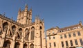 View towards Bath Abbey, Bath, England. May 7 2018.