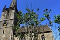 View towards the church of Saint John the Baptist,, Frome, Somerset, England Royalty Free Stock Photo