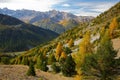 View towards Cristillan valley above Ceillac village from a hiking pass leading to Fromage pass