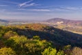 View towards Devinska Kobyla from Konigswarte outlook tower near Berg village in Austria