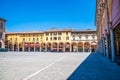 A view towards the eastern side of the Matteotti Square in Imola, Italy Royalty Free Stock Photo