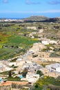 View towards Ghasri, Gozo. Royalty Free Stock Photo