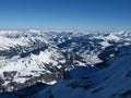 View towards Gstaad Royalty Free Stock Photo