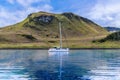 A view towards the island of Kerrera in the Firth of Lorn opposite Oban, Scotland Royalty Free Stock Photo