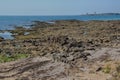 View towards Les Sables d`Olonne, Vendee, France. Royalty Free Stock Photo