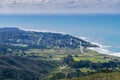 View towards Montara from McNee Ranch, California Royalty Free Stock Photo