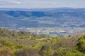 View towards Napa Valley from Sugarloaf Ridge State Park, Sonoma County, California Royalty Free Stock Photo