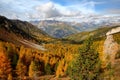 View towards the Northern side of Fromage pass located above Ceillac village