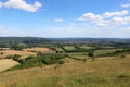 View towards Petersfield, from Butser Hill, Hampshire Royalty Free Stock Photo