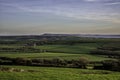 View towards Portland in Dorset in South-West England Royalty Free Stock Photo