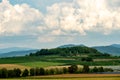 View towards Rebberg in Bad Krozingen, Germany