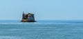 A view towards the scola tower off Porto Venere, Italy