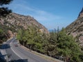 View towards the sea in North East Crete Royalty Free Stock Photo