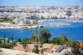 View towards Senglea and Vittoriosa from Valletta.