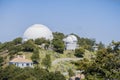 View towards Shane Observatory and the Automated Planet Finder telescope, Mt Hamilton, San Jose, San Francisco bay area, Royalty Free Stock Photo
