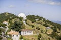 View towards Shane Observatory and the Automated Planet Finder telescope, Mt Hamilton, San Jose, San Francisco bay area, Royalty Free Stock Photo