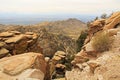 View Towards Tucson from Windy Point Vista Royalty Free Stock Photo