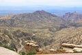 View Towards Tucson from Windy Point Vista Royalty Free Stock Photo