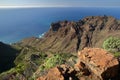 View towards the valley of Taguluche in La Gomera, Canary Islands, Spain