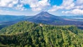 View towards volcano Gunung Batur in Bali Royalty Free Stock Photo