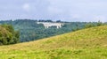 A view towards the white horse of Kilburn in Yorkshire, UK Royalty Free Stock Photo