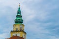 View of a tower of the archbishopÃÂ´s palace in Kromeriz, Czech republic....IMAGE Royalty Free Stock Photo