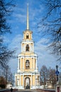 View on the Tower bell in Ryazan kremlin