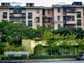 View of tower block in Hanoi