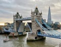 A view of Tower Bridge in London Royalty Free Stock Photo