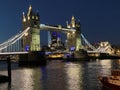 A view of Tower Bridge in London Royalty Free Stock Photo