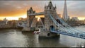 A view of Tower Bridge in London Royalty Free Stock Photo