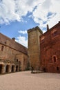 View of the castle of Castelnau Bretenoux in France Royalty Free Stock Photo