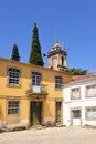 View of tower clock of Historic Village of Almeida, Beira Alta Guarda Di