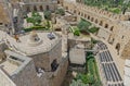 View of the Tower of David courtyard in Jerusalem Royalty Free Stock Photo