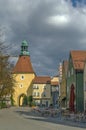 View of tower gate, Weiden in der Oberpfalz, Germany Royalty Free Stock Photo