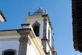View of the tower of the Igreja Ordem Terceira Sao Domingos Gusmao in Pelourinho, historic center of the city of Salvador, Bahia