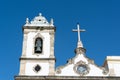 View of the tower of the Igreja Ordem Terceira Sao Domingos Gusmao in Pelourinho, historic center of the city of Salvador, Bahia