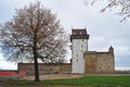 View of the tower of long Hermann in Narva Royalty Free Stock Photo