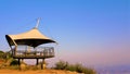 View tower of Nandi hills. Nearest hill station near Bangalore, Karnataka, India Royalty Free Stock Photo