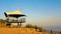 View tower of Nandi hills. Nearest hill station near Bangalore, Karnataka, India Royalty Free Stock Photo