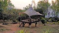 View tower of Nandi hills. Nearest hill station near Bangalore, Karnataka, India Royalty Free Stock Photo