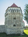 View of the tower of the old castle Royalty Free Stock Photo