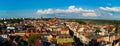 View from tower on Old City of Torun. Poland Royalty Free Stock Photo