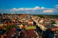 View from tower on Old City of Torun. Poland Royalty Free Stock Photo