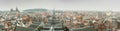 Aerial view over Amsterdam - panorama