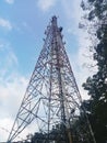 View Tower Radio Transmition Royalty Free Stock Photo