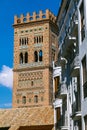 View of the Tower of Teruel Cathedral Royalty Free Stock Photo